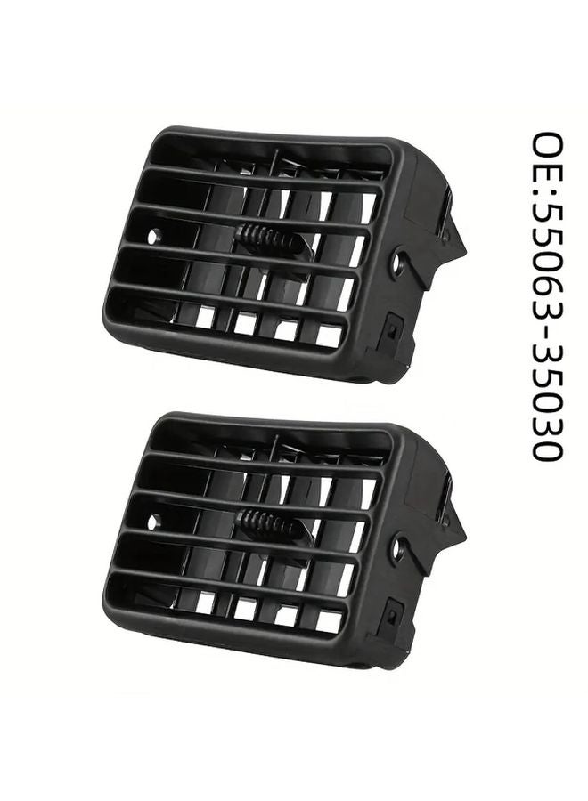 Black Air Conditioning Outlet Grille Cover Compatible with Toyota 4Runner Part 55063 35030 - Image 5